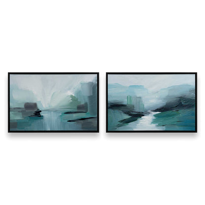 [Color:Satin Black], Picture of art in a Satin Black frame