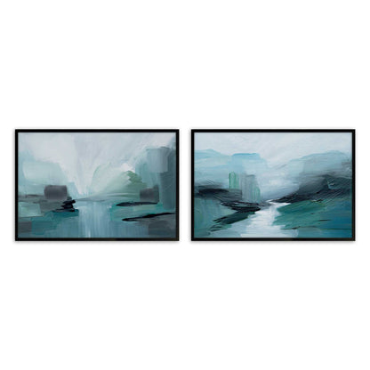 [Color:Satin Black], Picture of art in a Satin Black frame