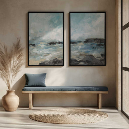 [Color:Satin Black], Picture of art in a Satin Black frame
