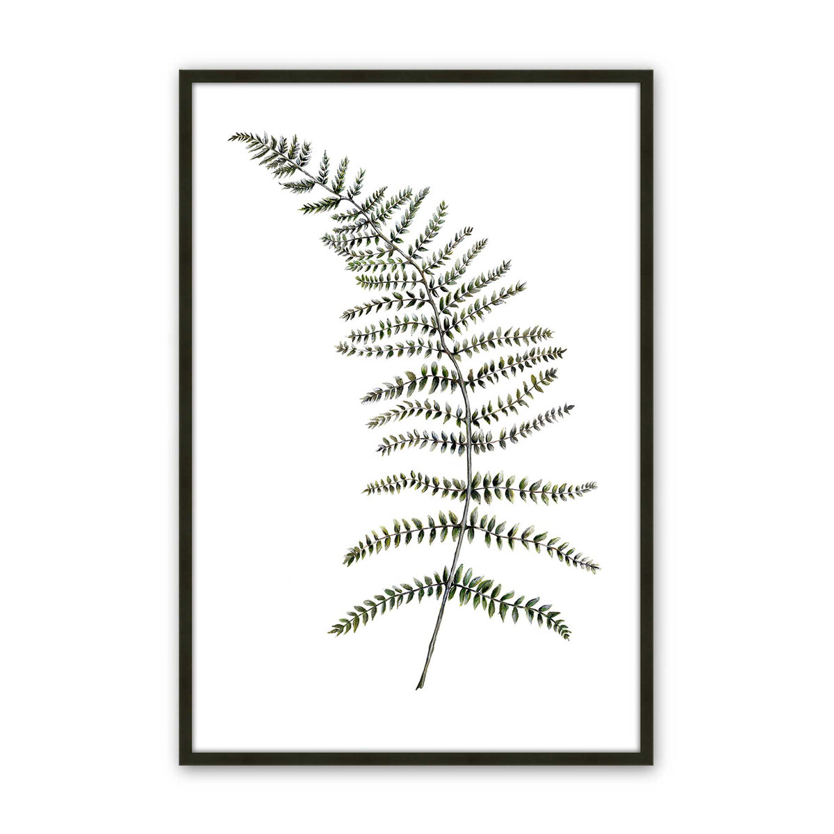 [Color:Satin Black], Picture of art in a Satin Black frame