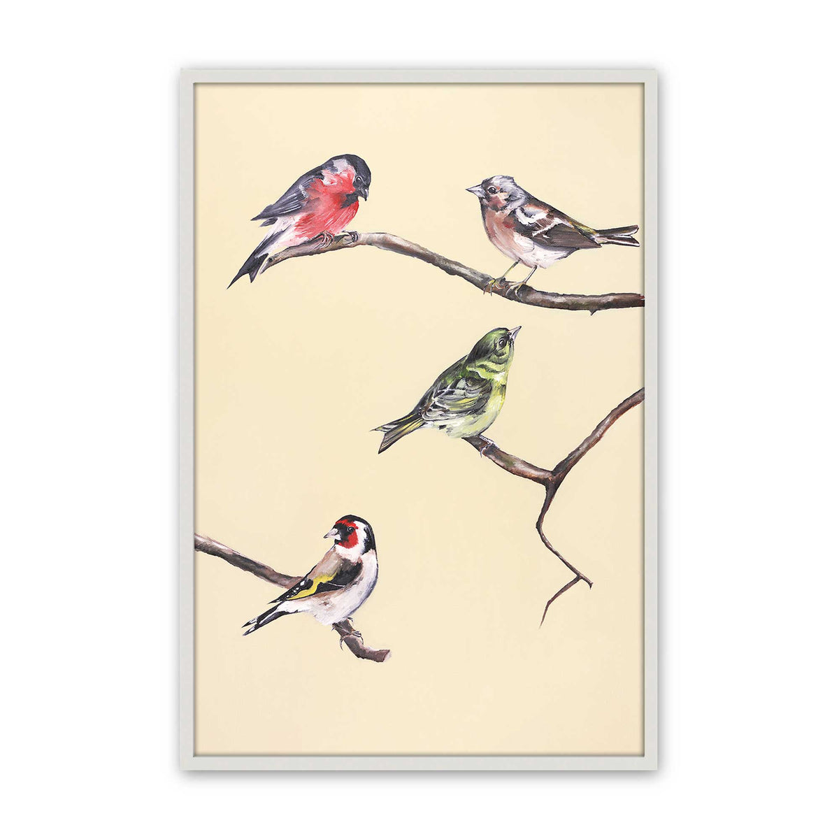 [Color:Opaque White], Picture of art in a Opaque White frame