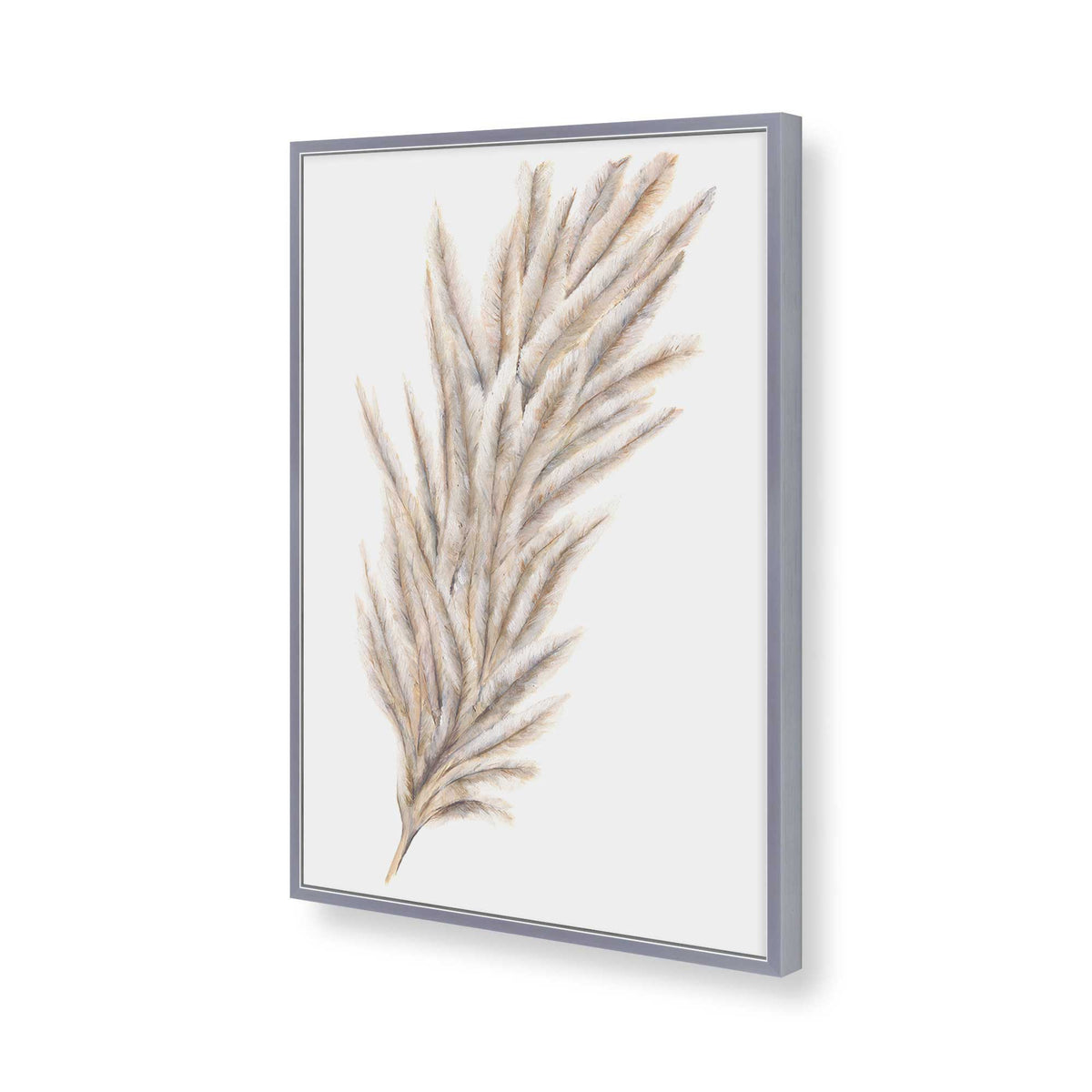 [Color:Polished Chrome], Picture of art in a Polished Chrome frame of the corner