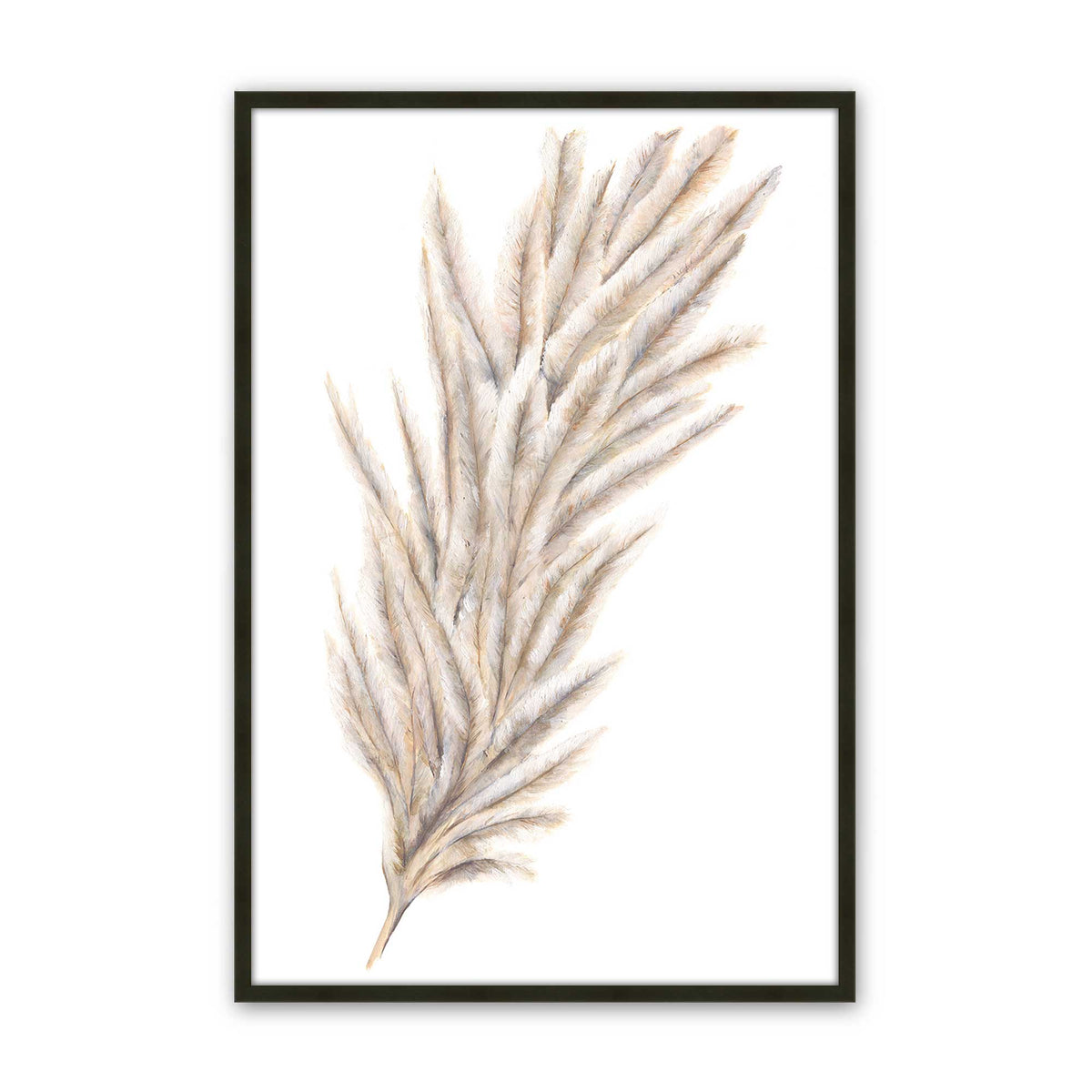 [Color:Satin Black], Picture of art in a Satin Black frame