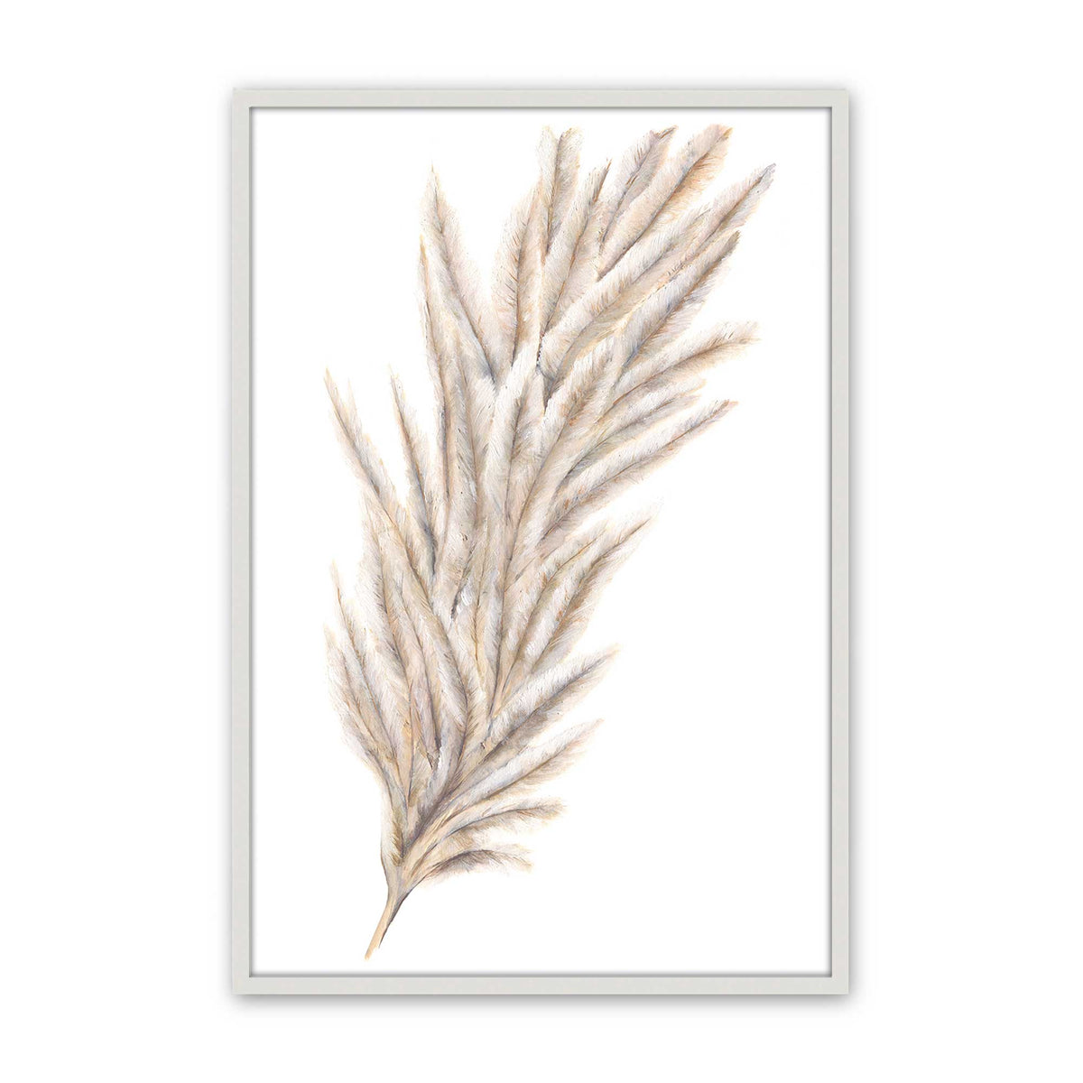 [Color:Opaque White], Picture of art in a Opaque White frame