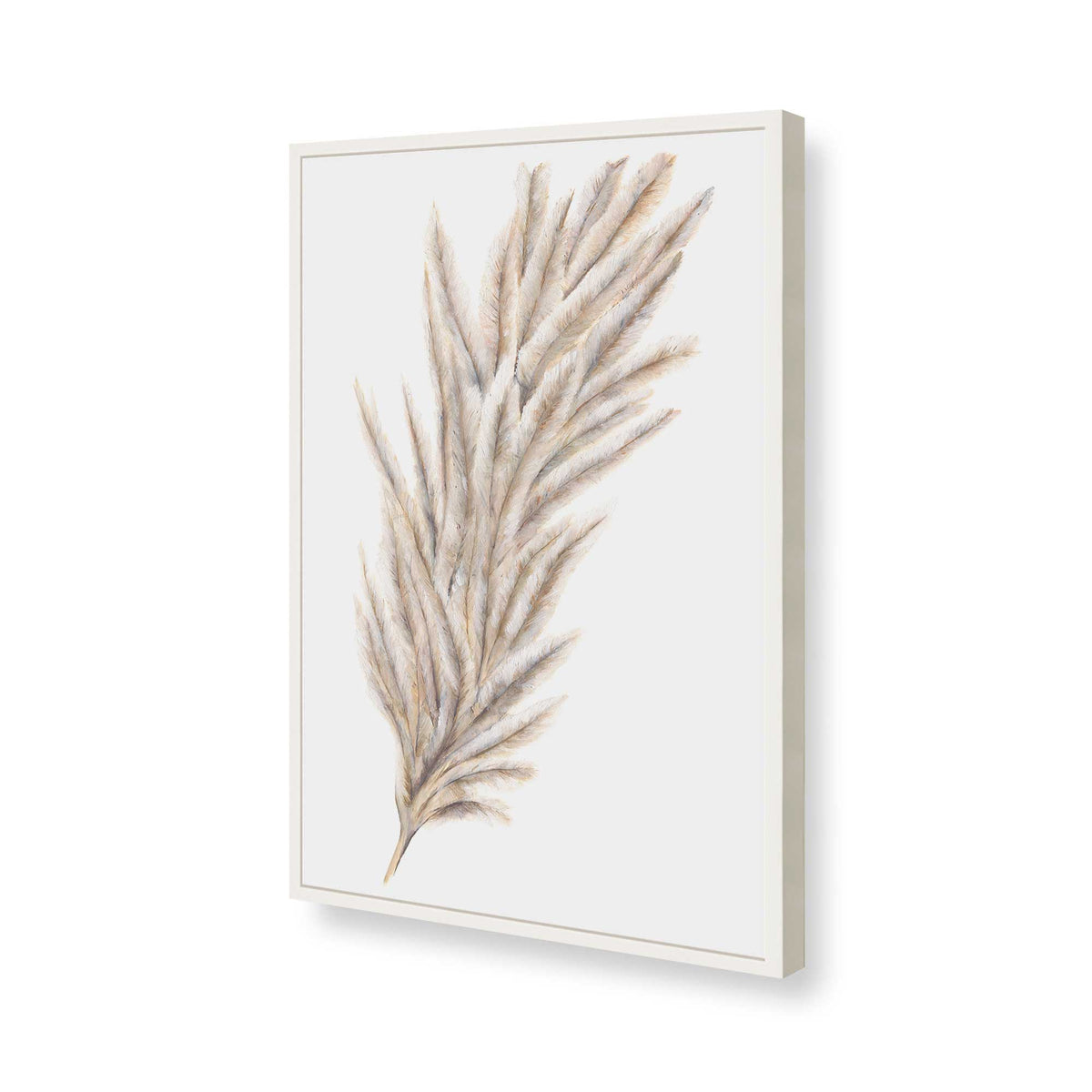 [Color:Opaque White], Picture of art in a Opaque White frame of the corner