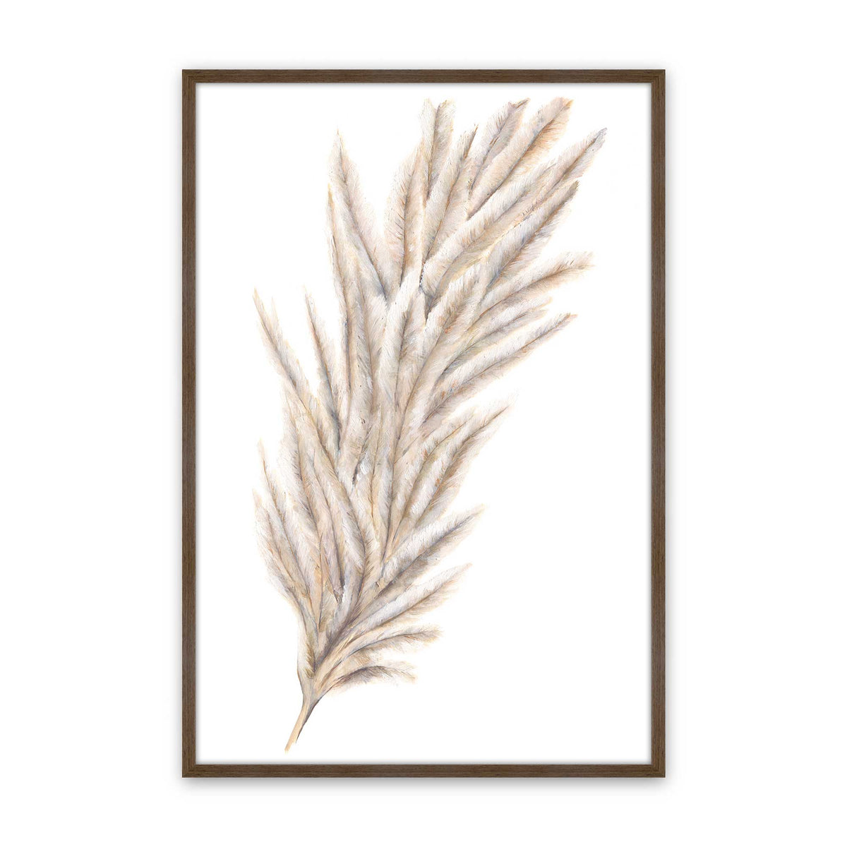 [Color:Walnut], Picture of art in a Walnut frame