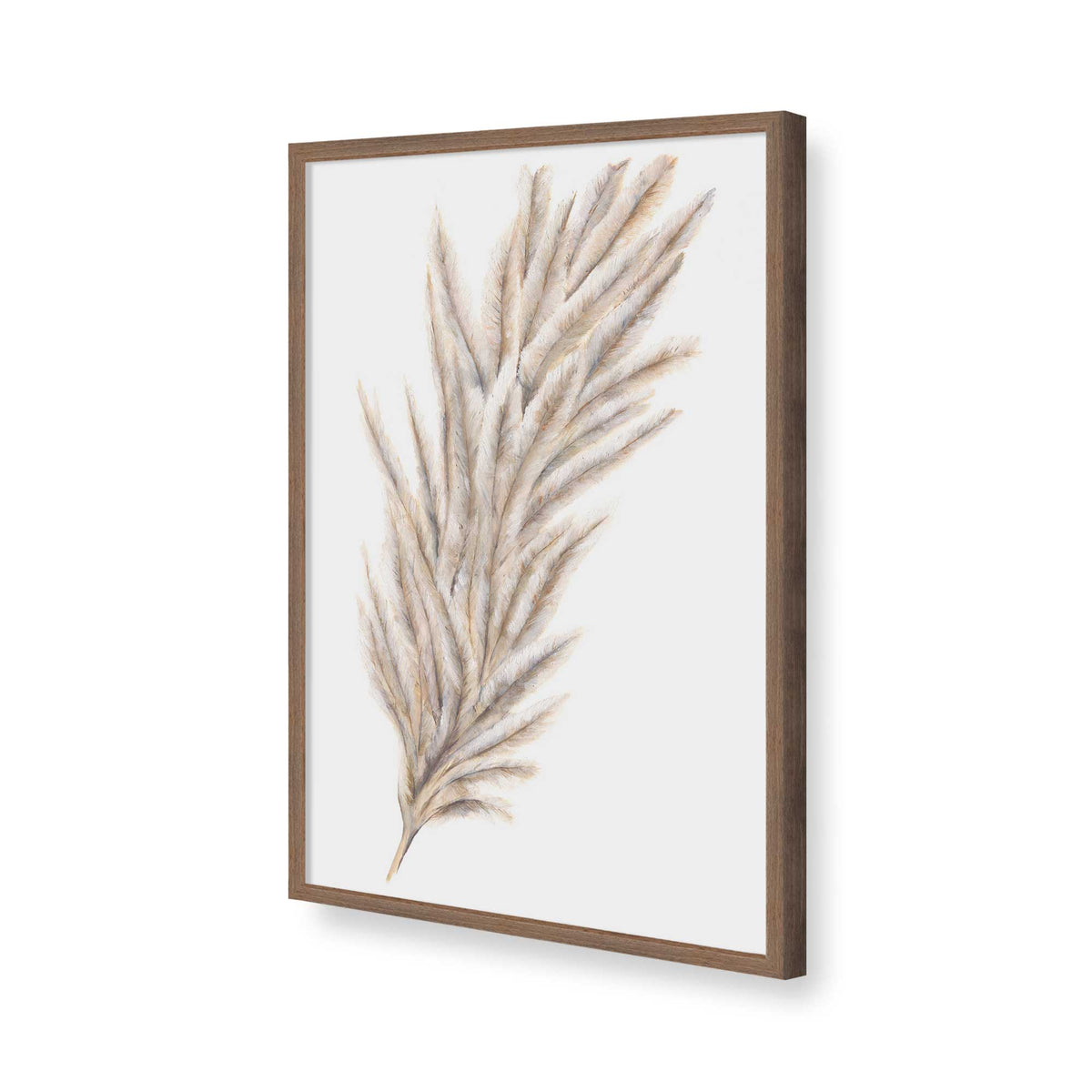[Color:Walnut], Picture of art in a Walnut frame of the corner