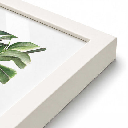 [Color:Opaque White], Picture of art in a Opaque White frame at an angle