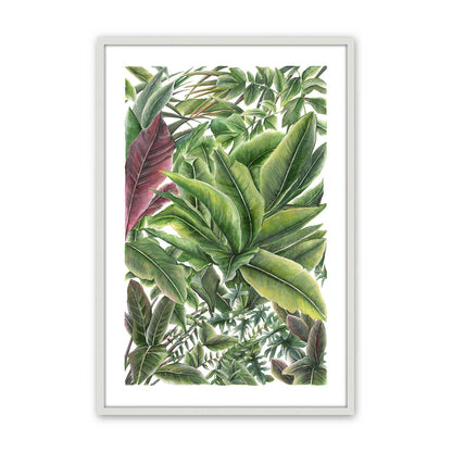 [Color:Opaque White], Picture of art in a Opaque White frame