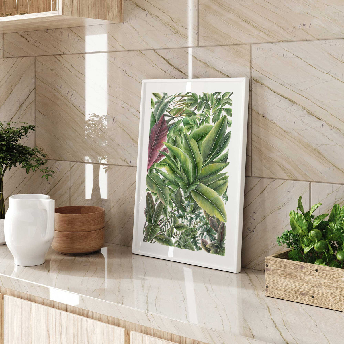 Picture of art in a room