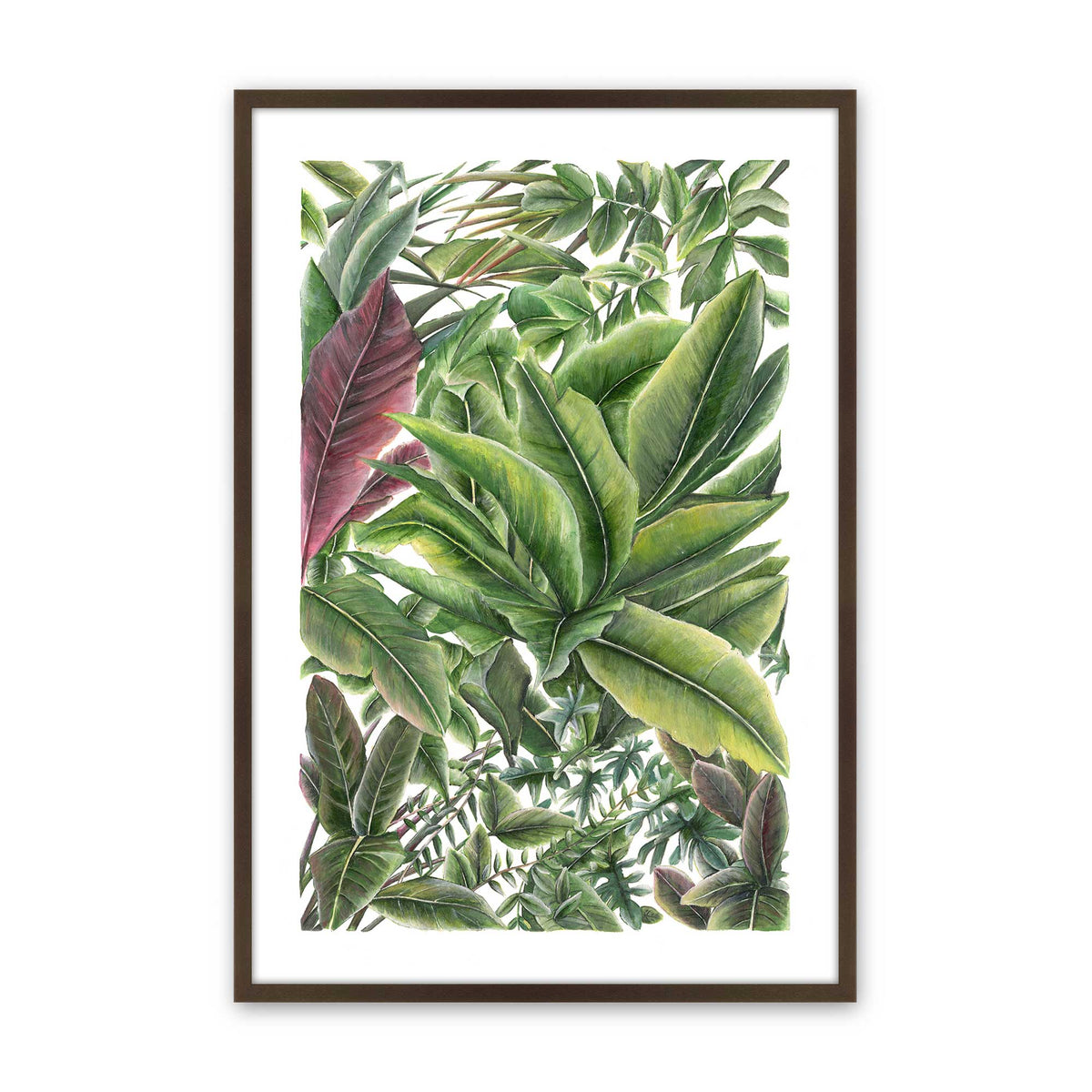 [Color:Belvinder Brown], Picture of art in a Belvinder Brown frame