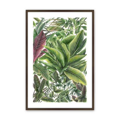[Color:Brown], Picture of art in a Brown frame