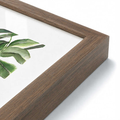 [Color:Walnut], Picture of art in a Walnut frame at an angle