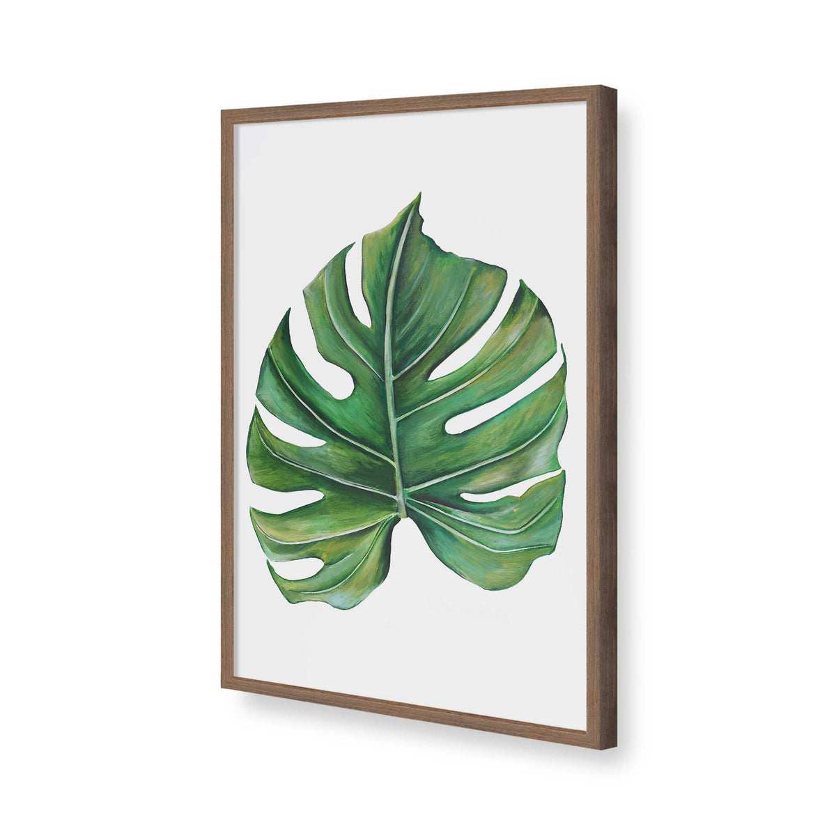 [Color:Walnut], Picture of art in a Walnut frame of the corner