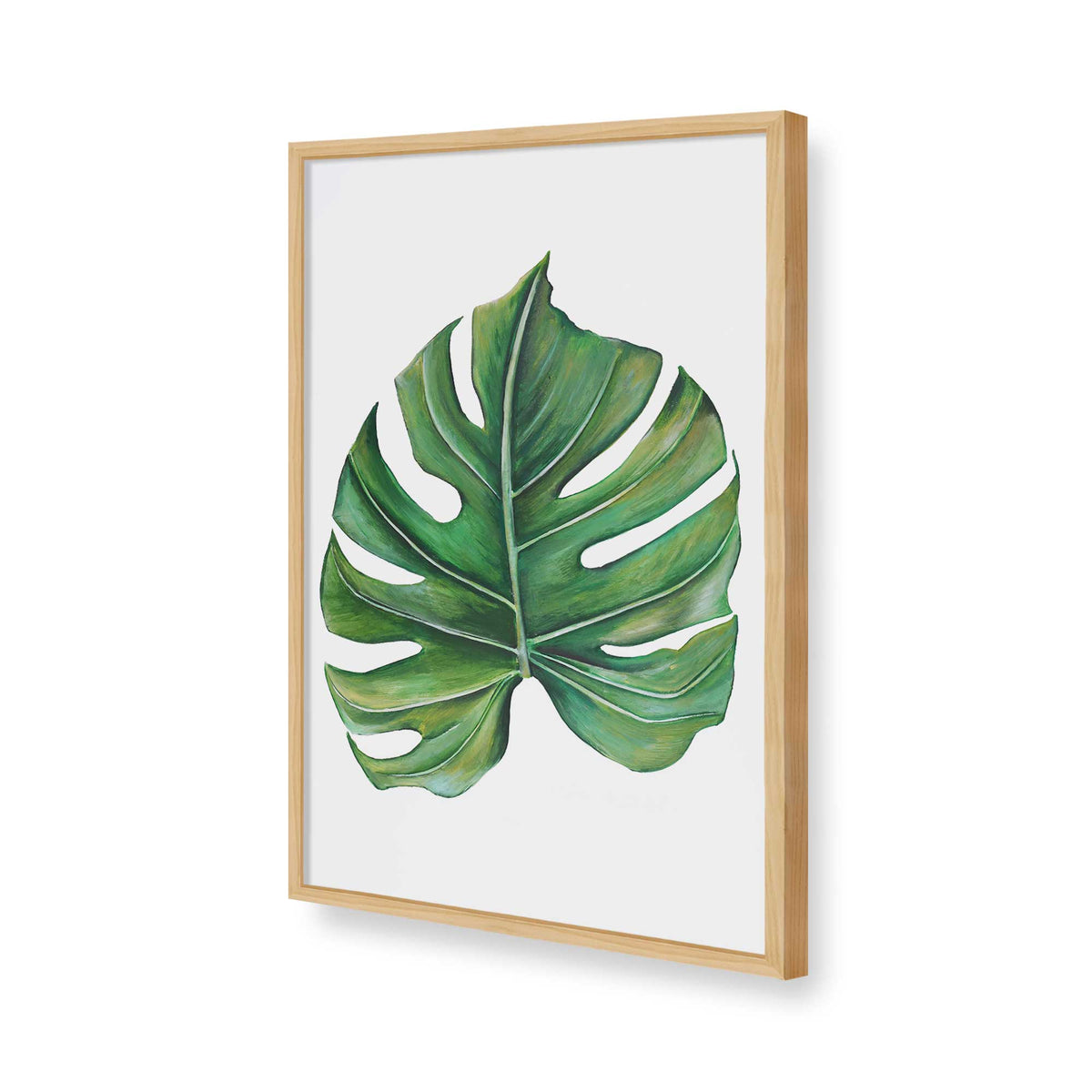 [Color:American Maple], Picture of art in a American Maple frame of the corner