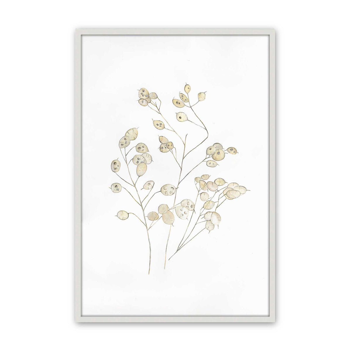 [Color:Opaque White], Picture of art in a Opaque White frame