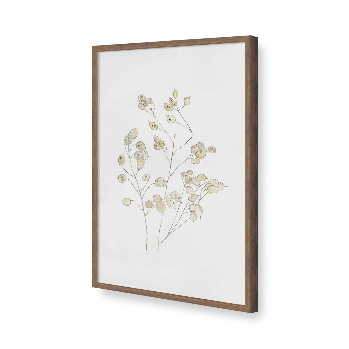 [Color:Walnut], Picture of art in a Walnut frame of the corner