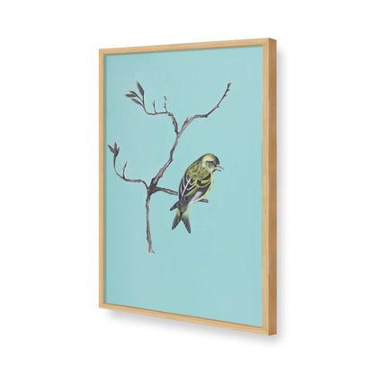 [Color:American Maple], Picture of art in a American Maple frame of the corner