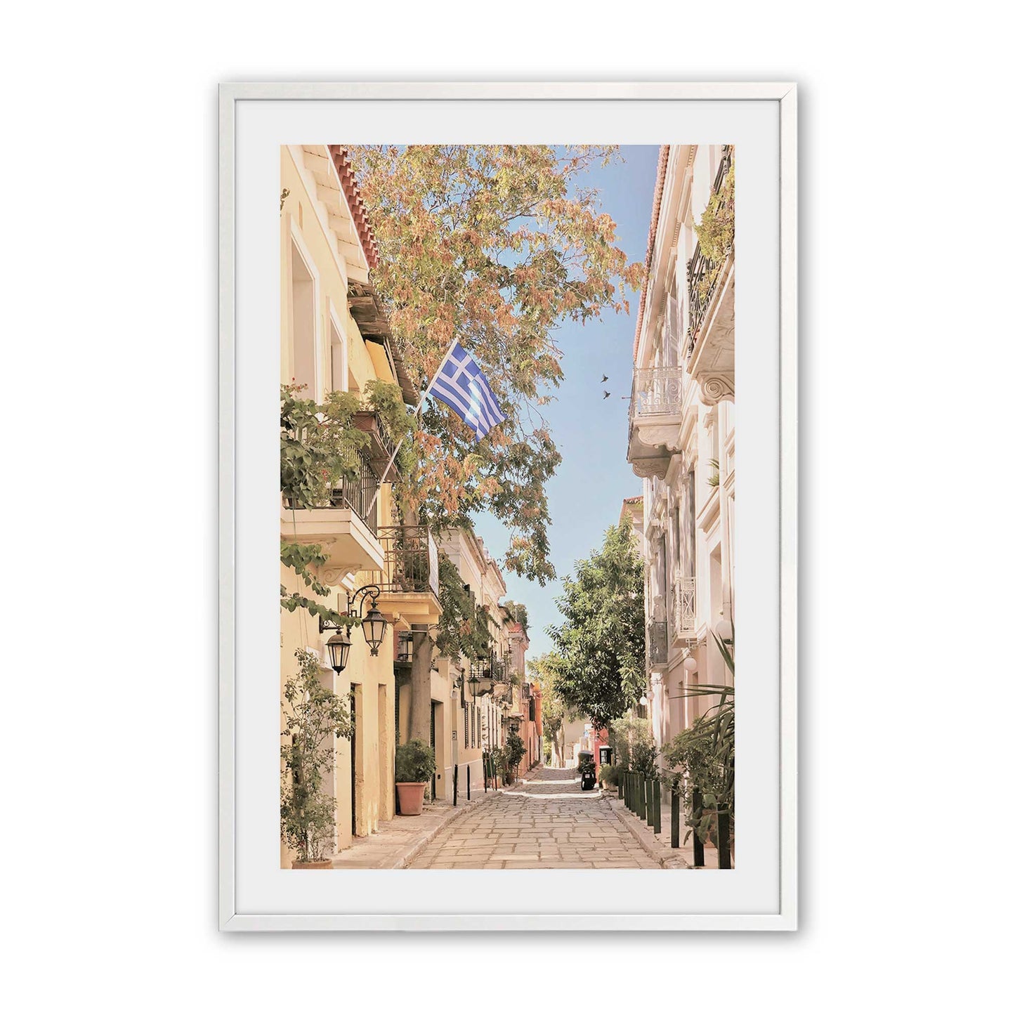 [Color:Opaque White], Picture of art in a Opaque White frame
