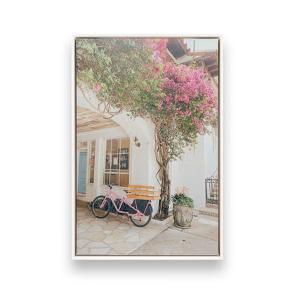 [Color:Opaque White], Picture of art in a White frame