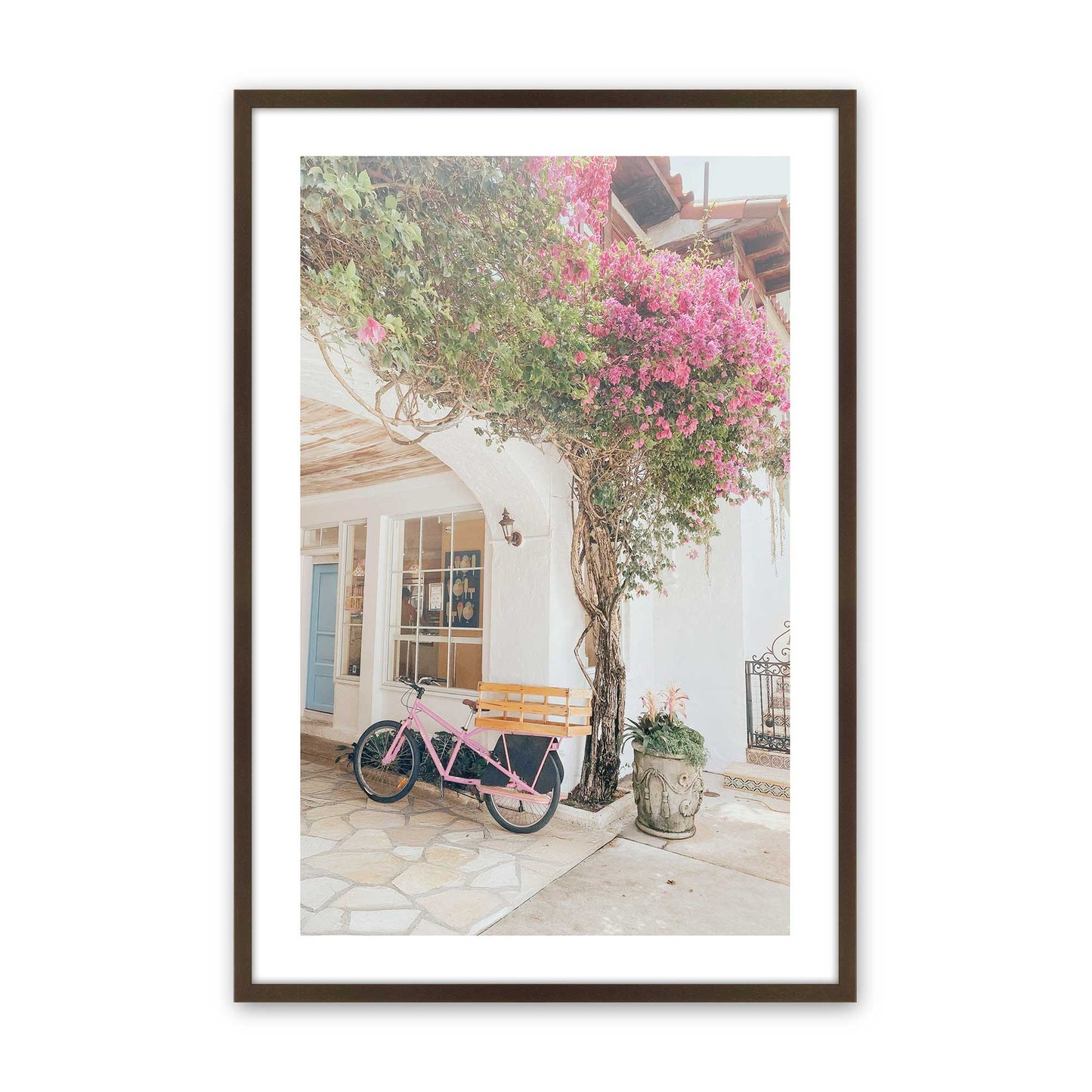 [Color:Brown], Picture of art in a Brown frame
