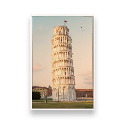 [Color:Opaque White], Picture of art in a White frame