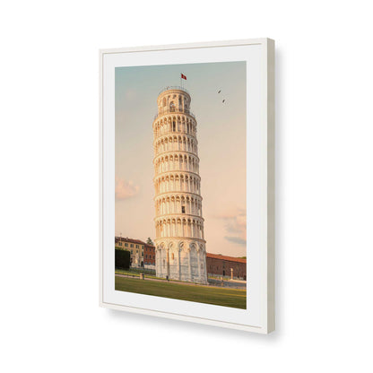 [Color:Opaque White], Picture of art in a Opaque White frame of the corner