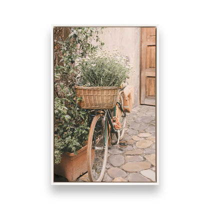 [Color:Opaque White], Picture of art in a White frame