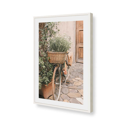 [Color:Opaque White], Picture of art in a Opaque White frame of the corner