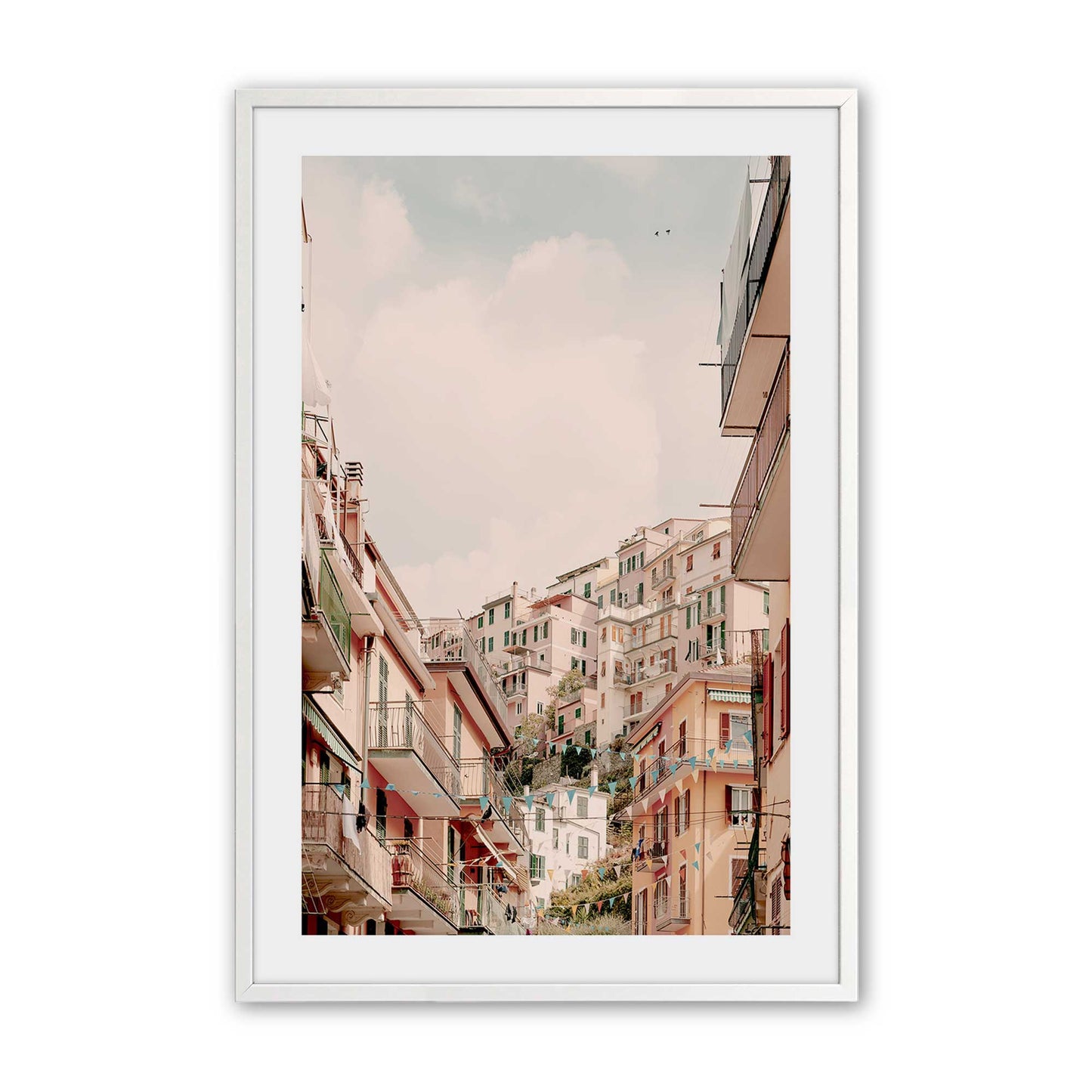 [Color:Opaque White], Picture of art in a Opaque White frame