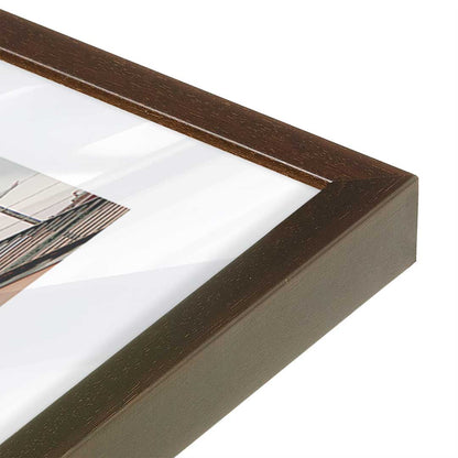 [Color:Belvinder Brown], Picture of art in a Belvinder Brown frame at an angle