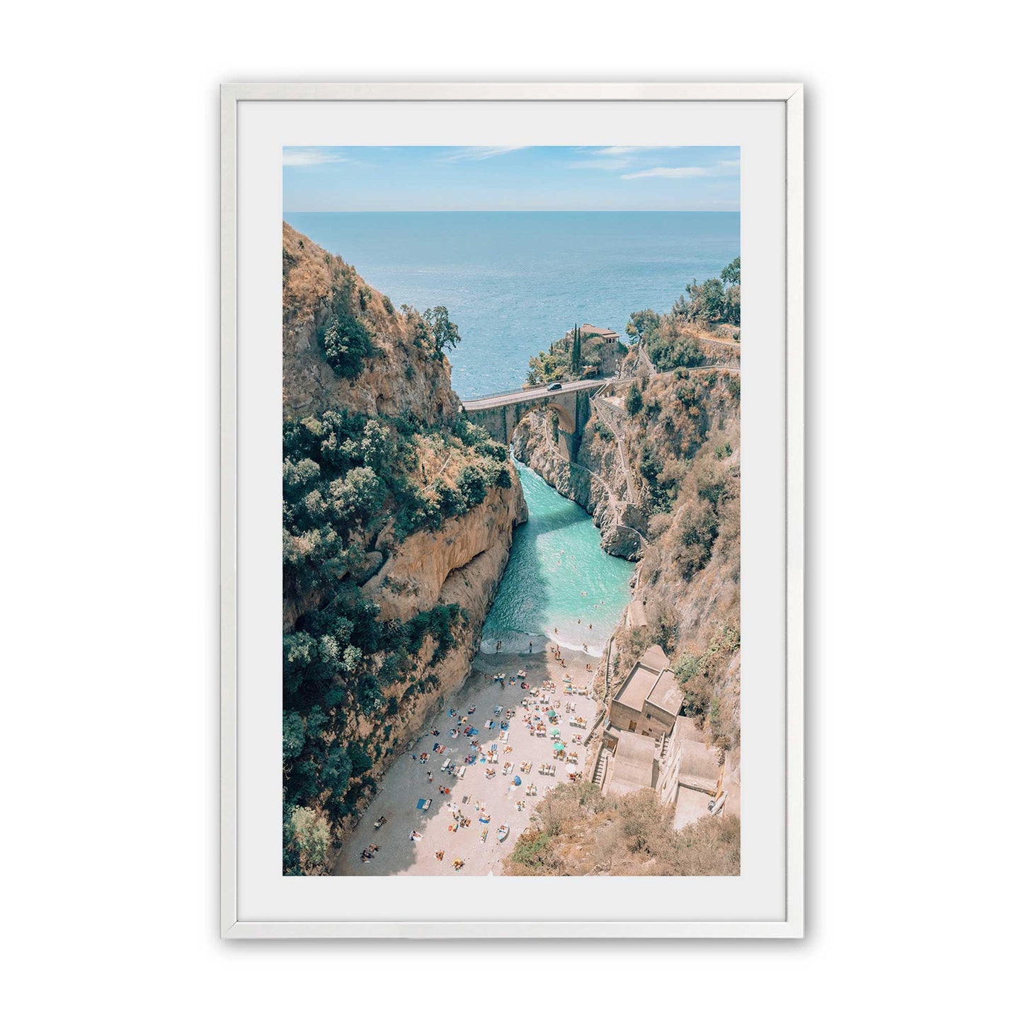 [Color:Opaque White], Picture of art in a Opaque White frame