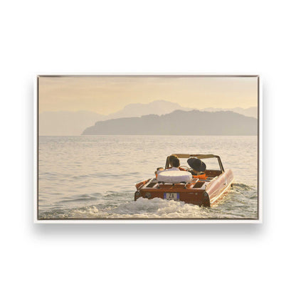 [Color:Opaque White], Picture of art in a White frame
