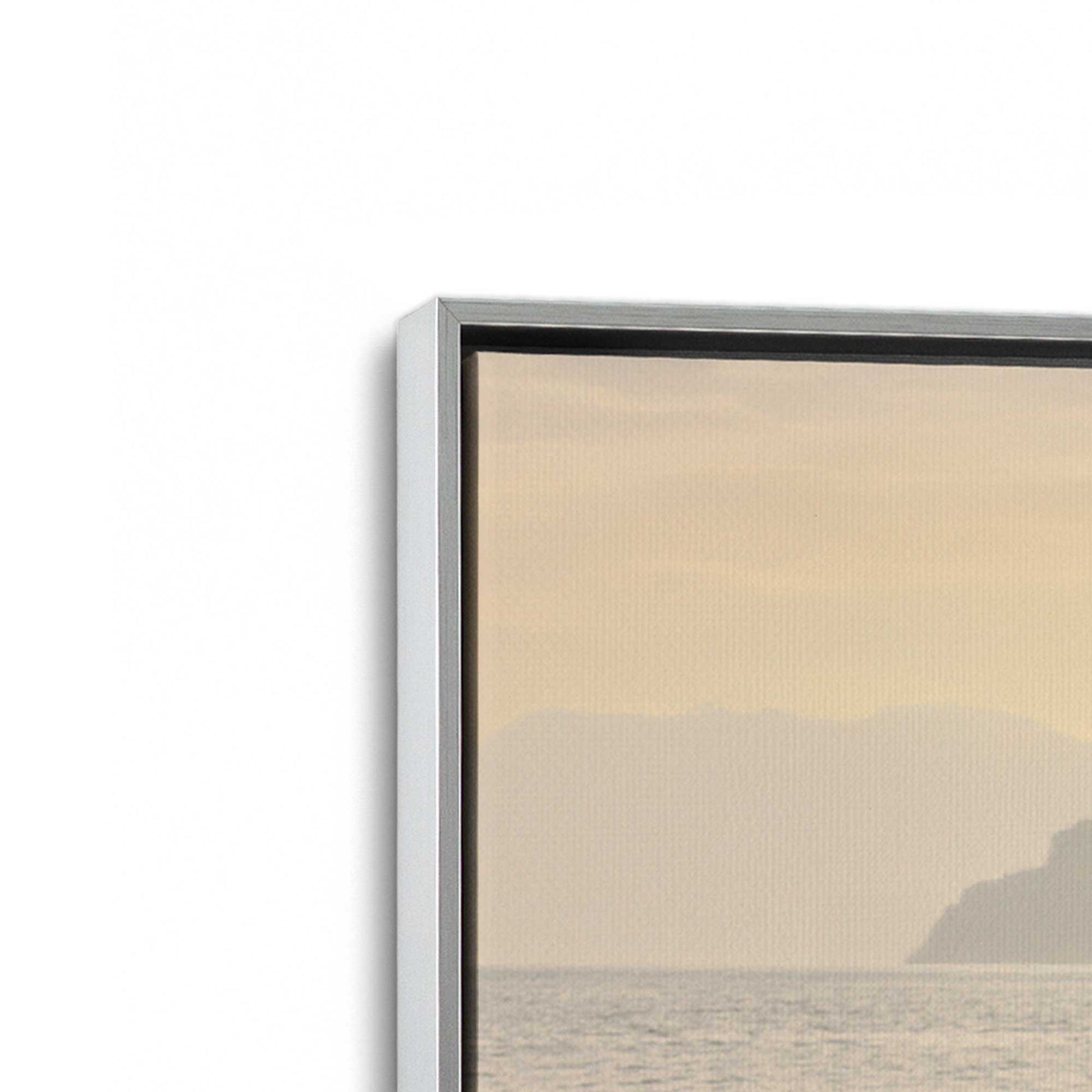 [Color:Polished Chrome], Picture of art in a Polished Chrome frame at an angle