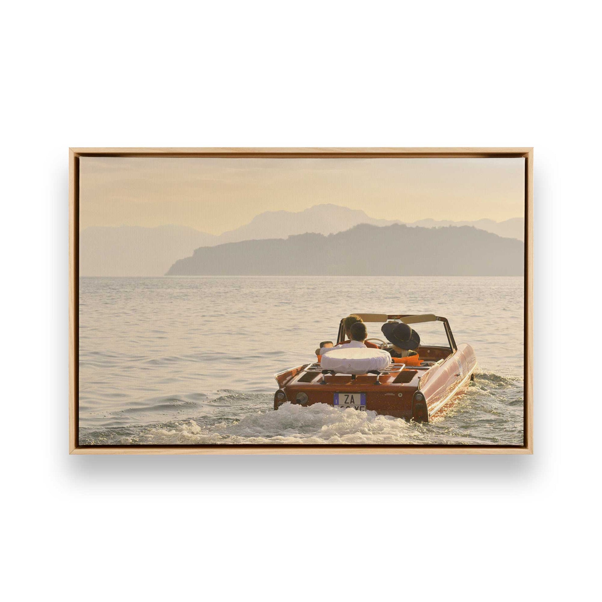 [Color:American Maple], Picture of art in a American Maple frame