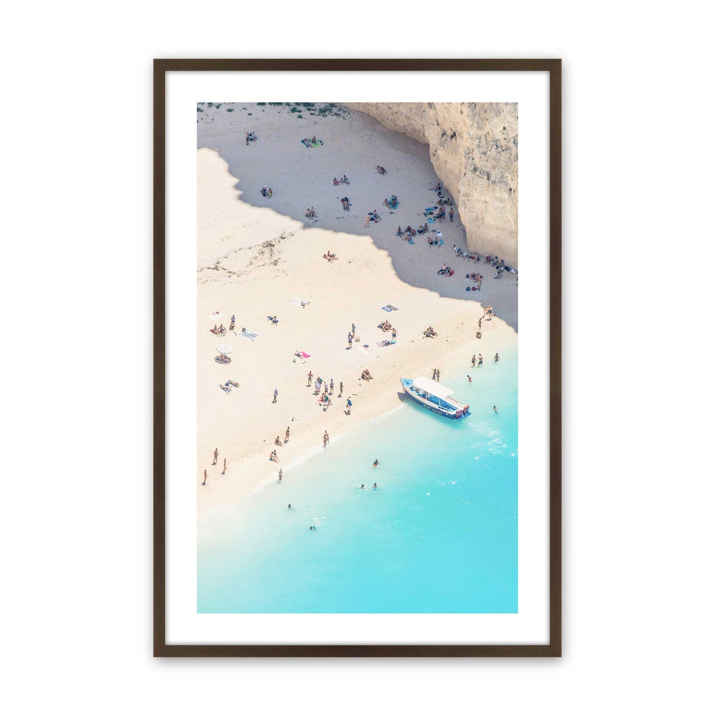[Color:Brown], Picture of art in a Brown frame