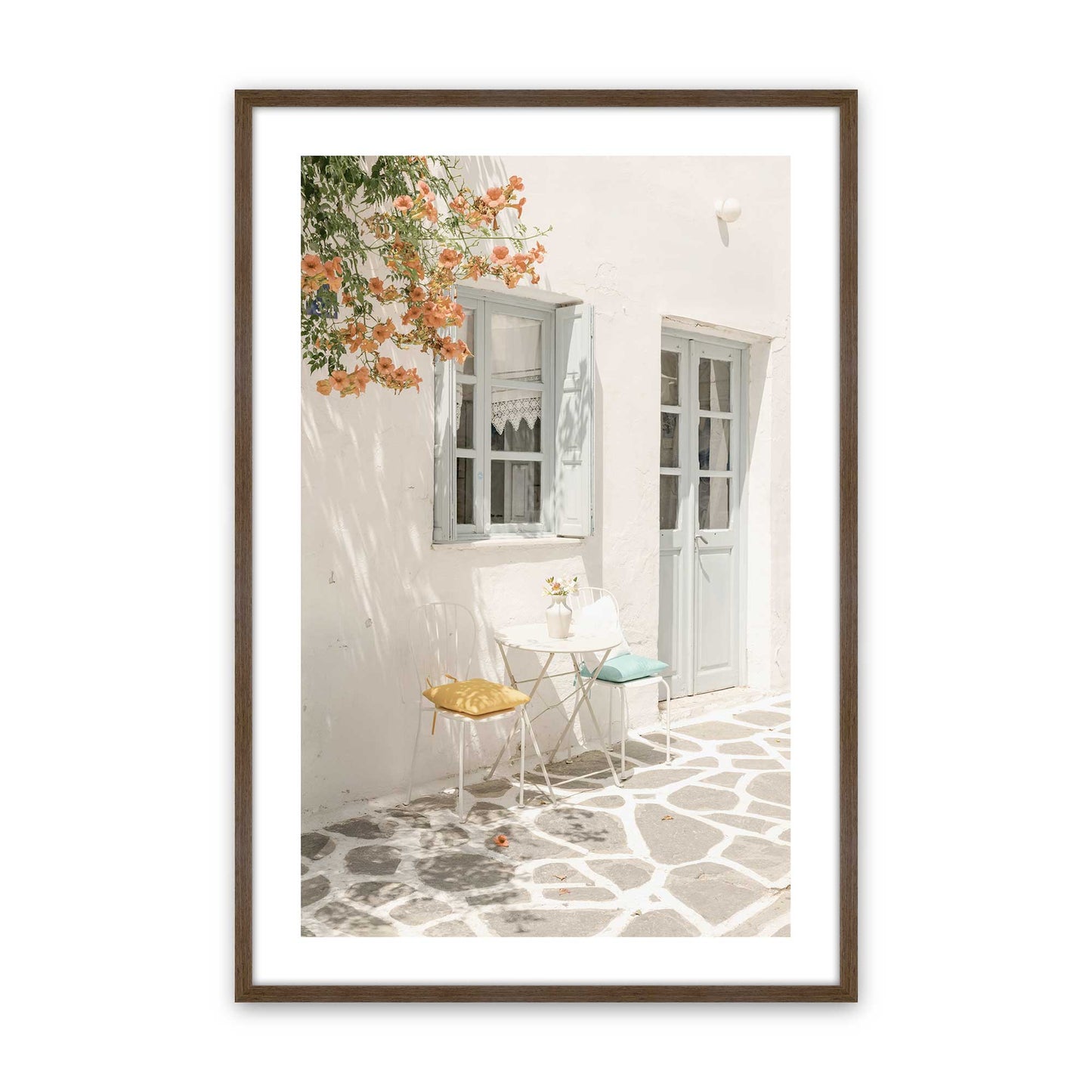 [Color:Walnut], Picture of art in a Walnut frame