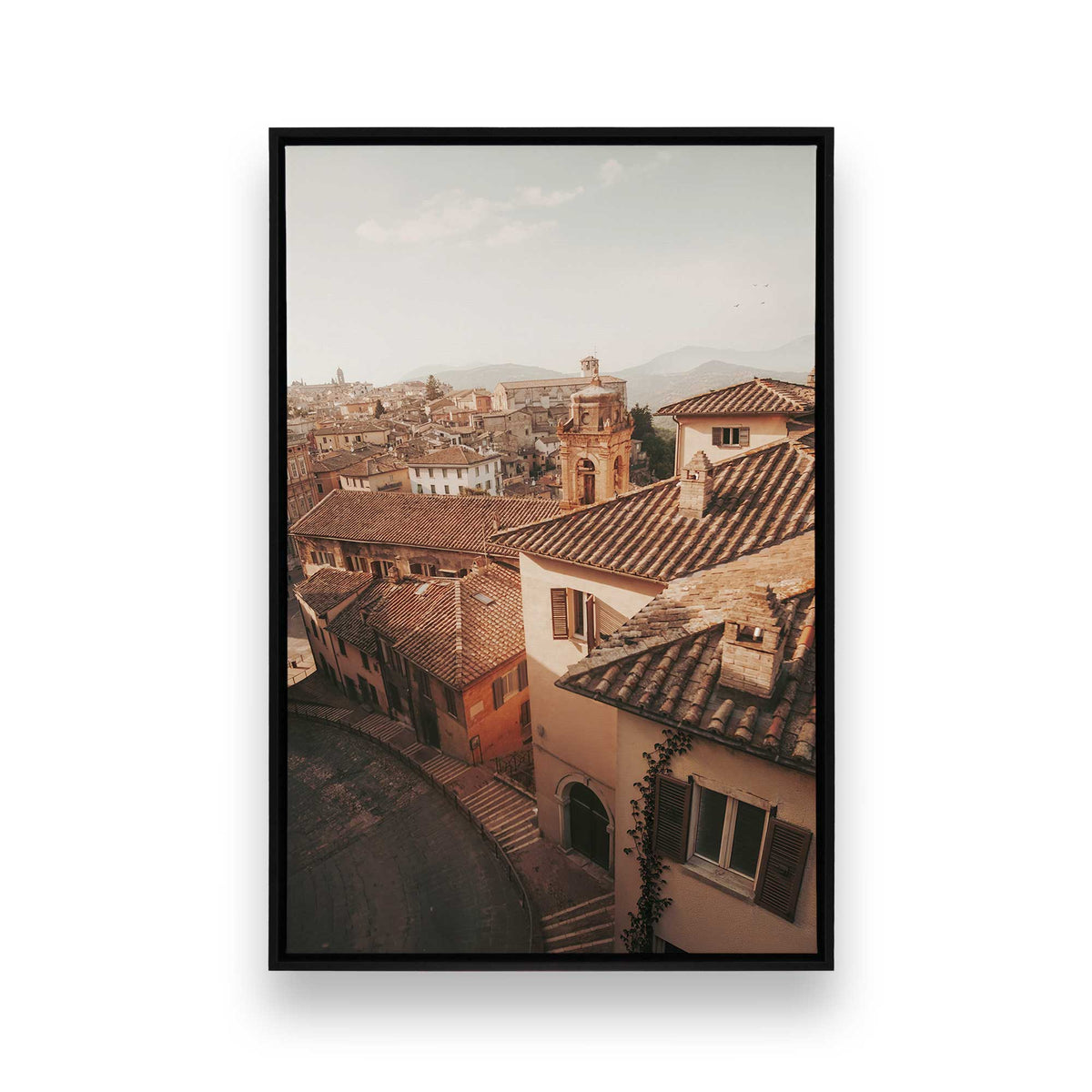 [Color:Satin Black], Picture of art in a Satin Black frame