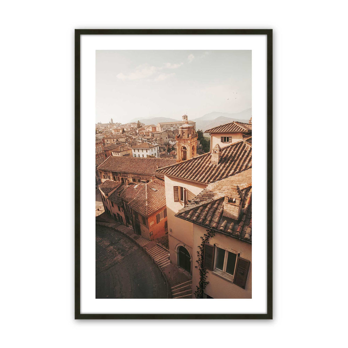 [Color:Satin Black], Picture of art in a Satin Black frame