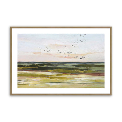 [Color:Brushed Gold], Picture of art in a Brushed Gold frame