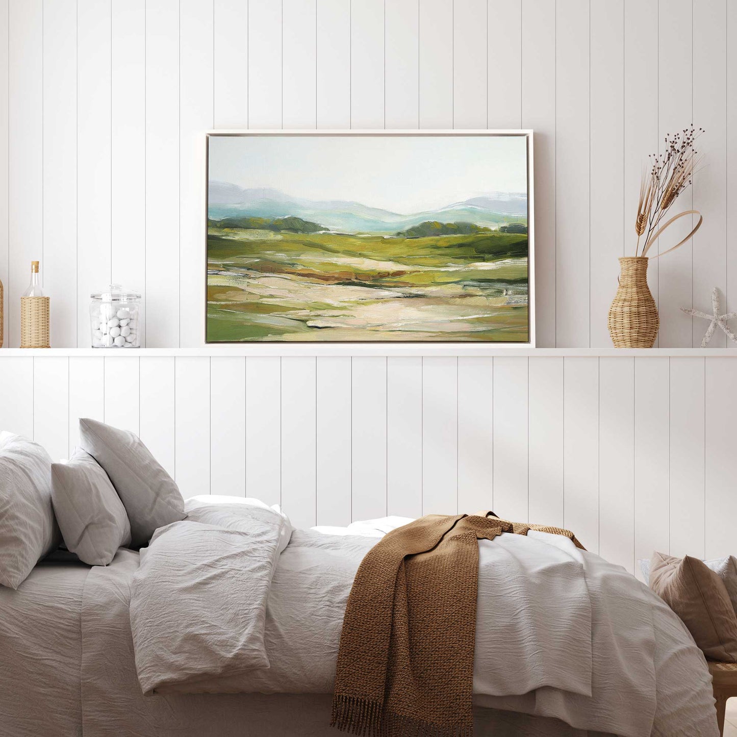Soft Hillside View Canvas Print
