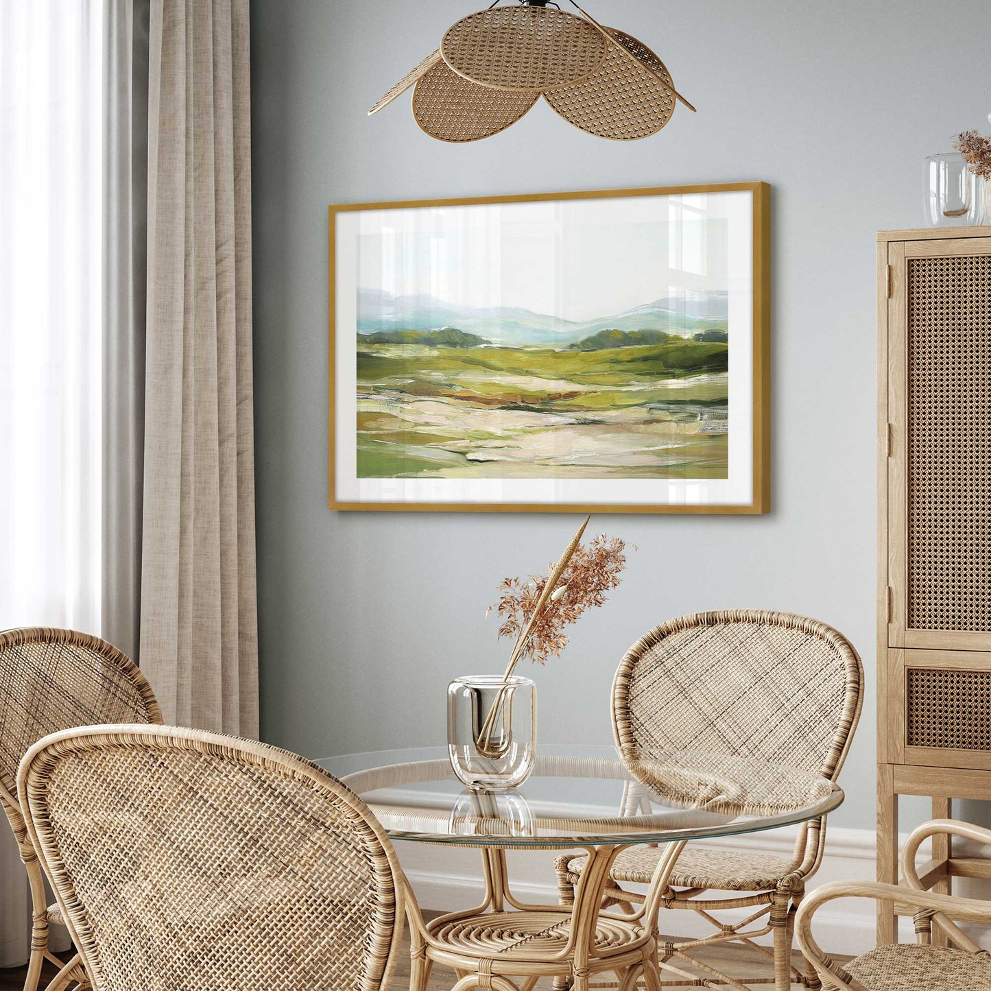 Soft Hillside View Art Print