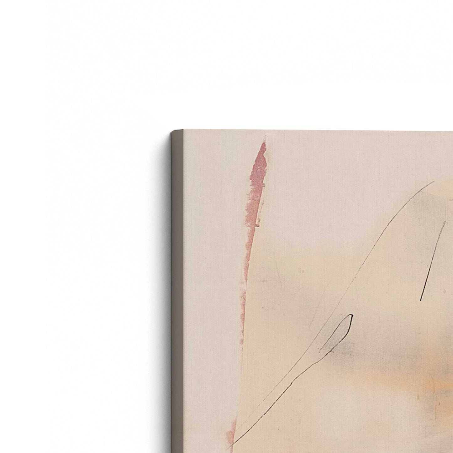 [Color:Stretched Canvas], Picture of the corner of the art