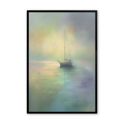 [Color:Satin Black], Picture of art in a Satin Black frame