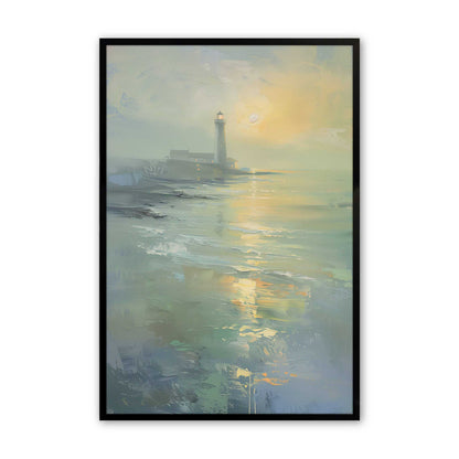 [Color:Satin Black], Picture of art in a Satin Black frame