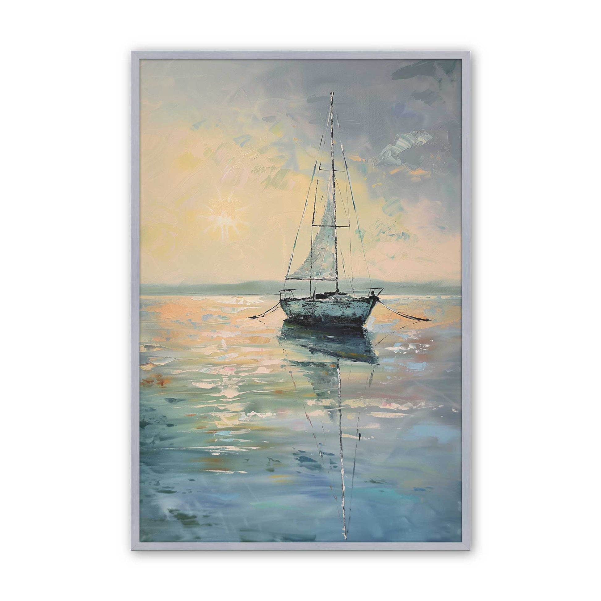 [Color:Polished Chrome], Picture of art in a Polished Chrome frame
