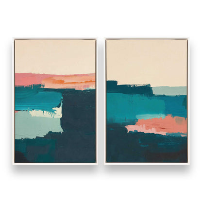 [Color:Opaque White], Picture of art in a White frame
