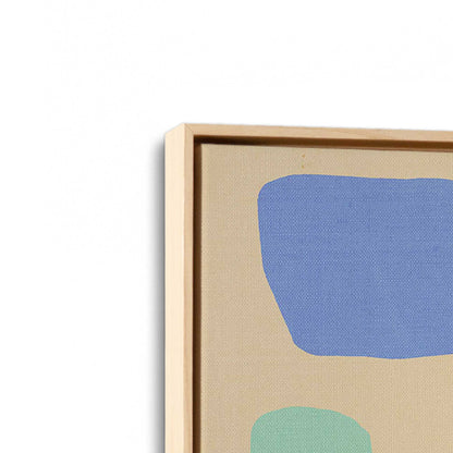 Colorful Abstract Pop Blocks Canvas Print, Set of 3