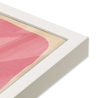 [Color:Opaque White] Picture of art in a Opaque White frame of the corner