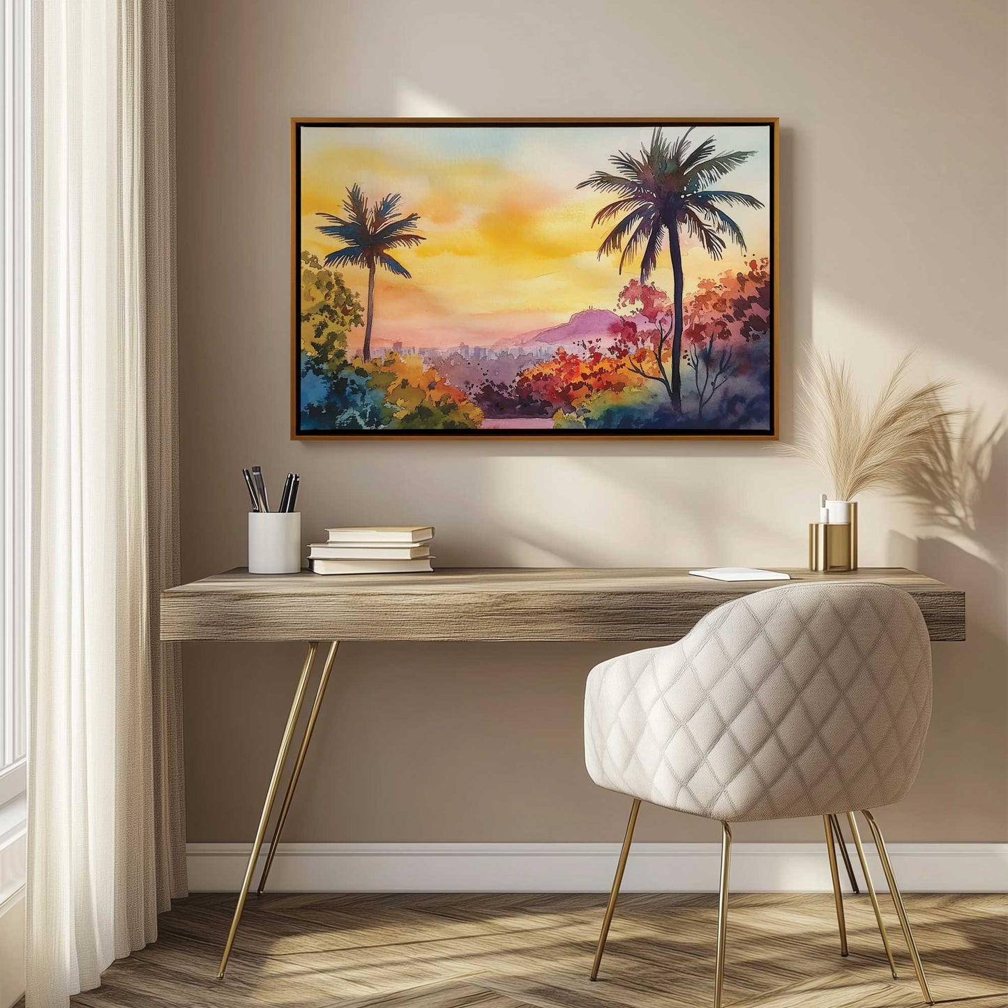 Picture of art in a room